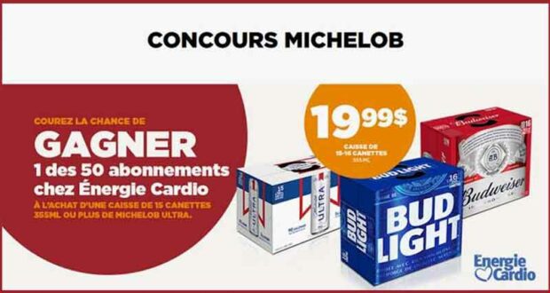 Gagnez 50 abonnements chez Énergie Cardio