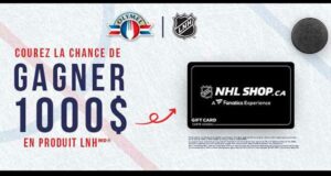 Gagnez Une carte-cadeau NHLshop de 1000 $