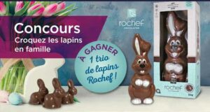 Gagnez un trio de lapins Rochef chocolatier