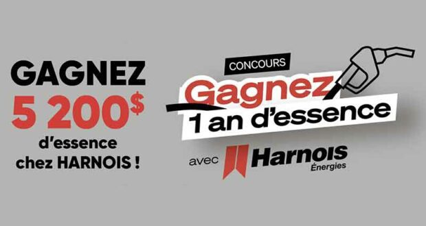 Gagnez Un an d’essence (Valeur de 5200 $)