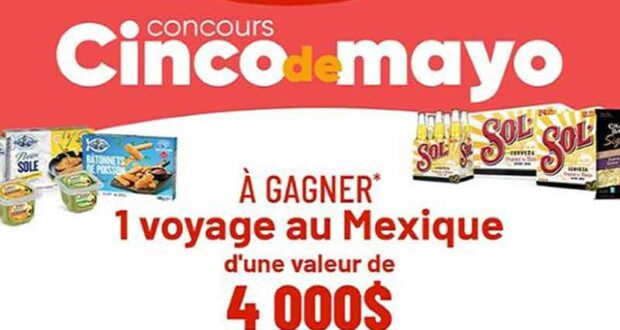 Gagnez un voyage au Méxique d'une valeur de 4000 $