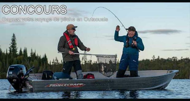 Gagnez votre voyage de pêche en Outaouais (Valeur de 7100 $)