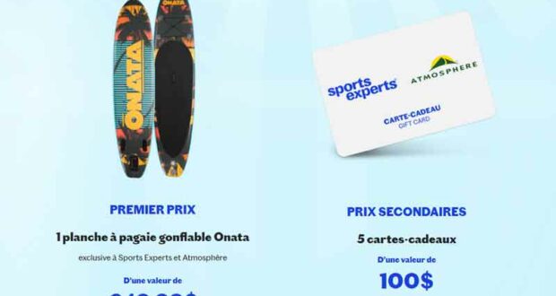 Gagnez Une planche à pagaie gonflable Onata de 650 $