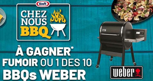 Gagnez 10 BBQ Weber Master Touch Kettles