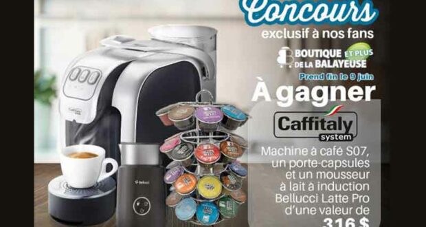 Gagnez un ensemble Machine à Café Caffitaly