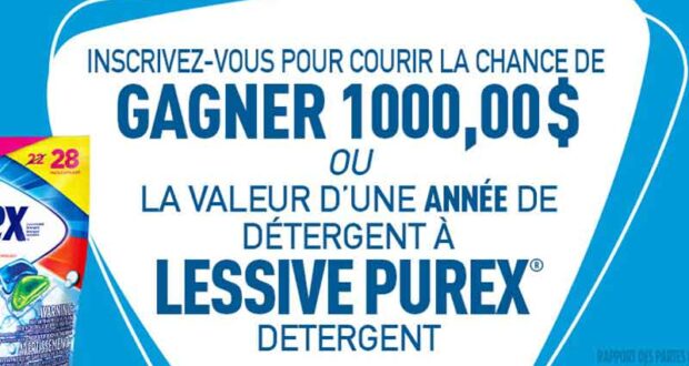 Gagnez une carte prépayée de 1000 $