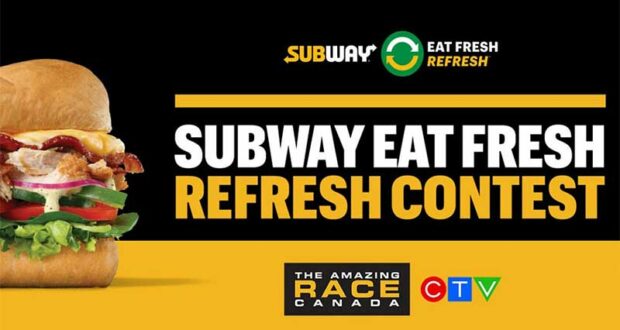 Gagnez 5000 $ en argent et Subway gratuit pendant une année