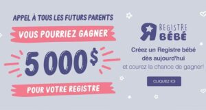 Gagnez une carte cadeau Babies R Us de 5000 $