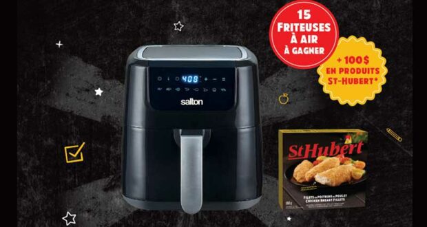 Gagnez 15 friteuses à air Salton