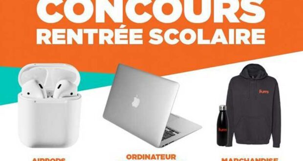 Gagnez 3 ordinateurs portables Apple + des AirPods Apple