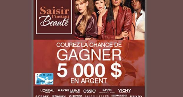 Gagnez 5 000 dollars en argent