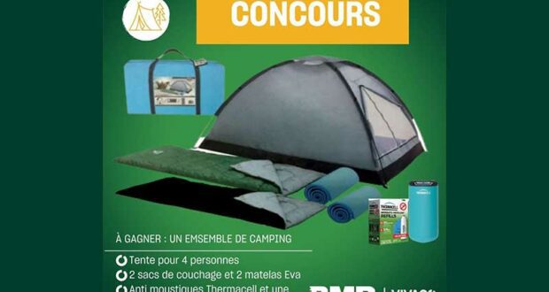 Gagnez un ensemble de camping