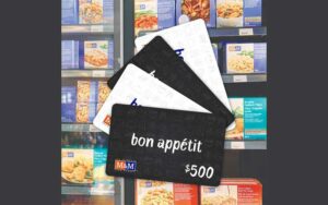 Gagnez une carte-cadeau Les Aliments M&M de 500 $