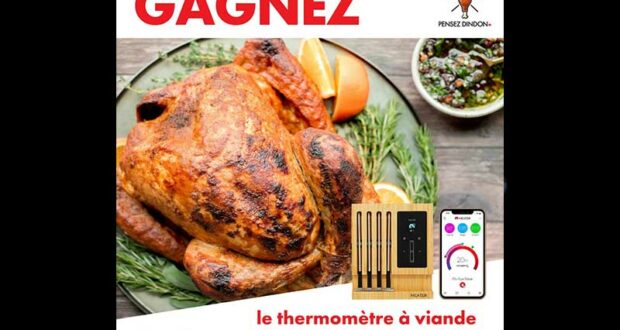 Gagnez 10 thermomètres à viande intelligent sans fil