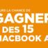 Gagnez 15 ordinateurs portables MacBook Air (1300 $ chacun)