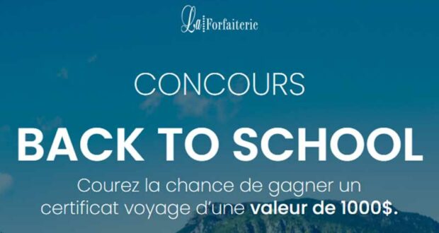 Gagnez Un certificat voyage d'une valeur de 1000 $