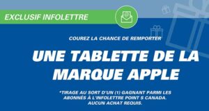 Gagnez Une tablette iPad de 429 $