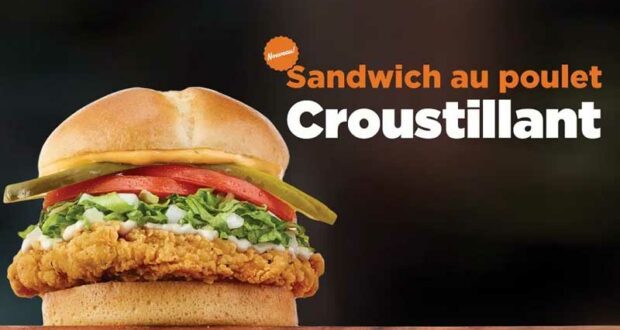 Gagnez un an de sandwichs au poulet croustillant