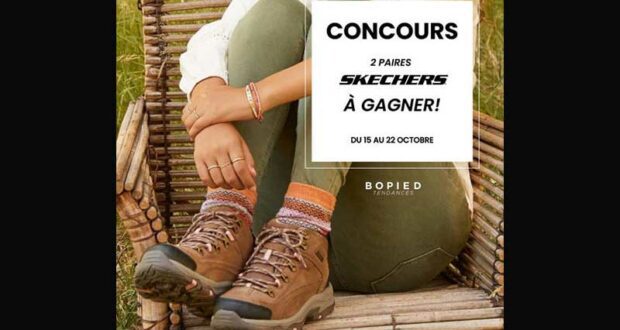 Gagnez 2 paires de chaussures de la marque Skechers