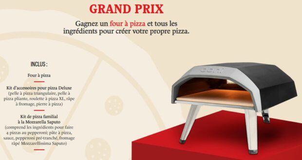 Gagnez Un four à pizza de 500 $