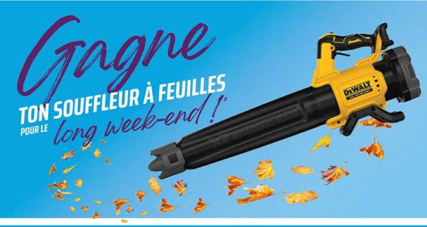 Gagnez un souffleur à feuilles DEWALT