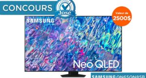 Gagnez un téléviseur 65 pouces Neo QLED Samsung (2500 $)
