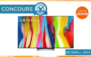 Gagnez un téléviseur 65 pouces OLED LG de 2600 $