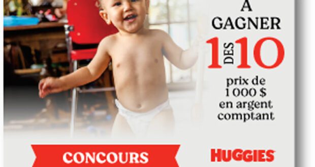 Gagnez 10 prix de 1000 $ en argent