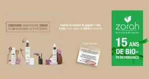 Gagnez 4 lots de produits Zorah de 500 $ chacun