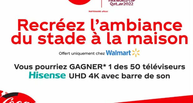 Gagnez 50 téléviseurs Hisense UHD 4K avec barre de son