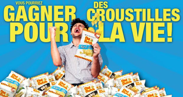 Gagnez des croustilles Old Dutch gratuites à vie (5000 $)