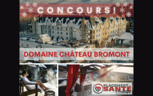 Gagnez un forfait nuitée à l’Hôtel Château-Bromont⁠