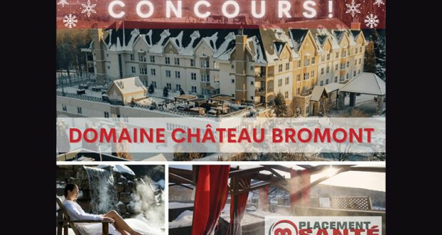 Gagnez un forfait nuitée à l’Hôtel Château-Bromont⁠