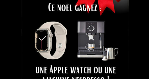 Gagnez une apple watch ou une machine à café