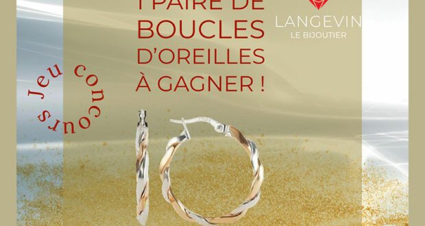 Gagnez une paire de boucles d’oreilles en OR 10K