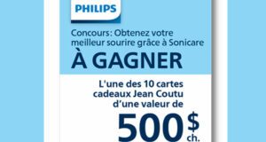 Gagnez 10 cartes cadeaux Jean Coutu de 500 $ chacune