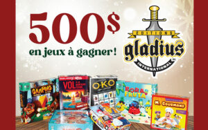 Gagnez 2 ensembles de jeux Gladius de 500 $ chacun