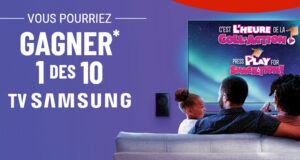Gagnez 10 télévisions Samsung de 449 $ chacune