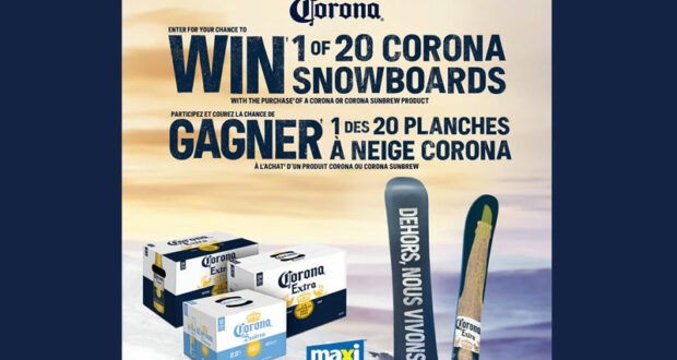 Gagnez 20 planches à neige Corona de 403 $ chacune