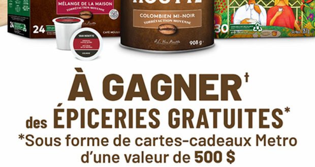 Gagnez 28 cartes cadeaux épicerie Metro de 500$