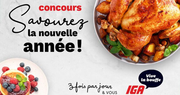 Gagnez 3 cartes-cadeaux IGA de 1000 $ chacune