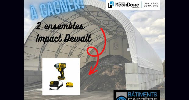 Gagnez 2 ensembles Impact Dewalt de 400 $