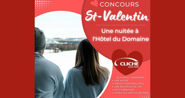 Gagnez un séjour en amoureux au prestigieux Hôtel du Domaine