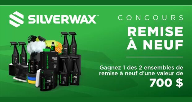 Gagnez 2 ensembles de remise à neuf Silverwax de 700 $ chacun