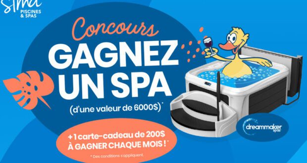 Gagnez Un spa Dreammaker de 6000 $