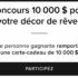 Gagnez Une carte-cadeau Linen Chest de 10 000 dollars