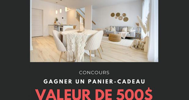 Gagnez un panier cadeau de 500 $