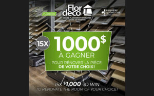 Remportez 15 cartes-cadeaux Flordeco de 1000 $ chacune