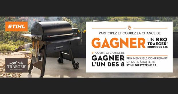 Un BBQ Traeger Ironwood 885 Pellet de 2200 $ à gagner