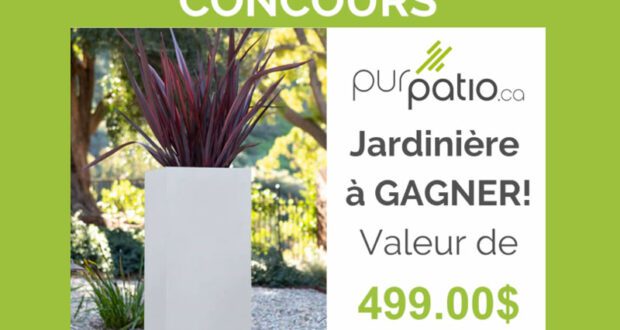 Une jardinière blanche Veradek de 499 $ offerte